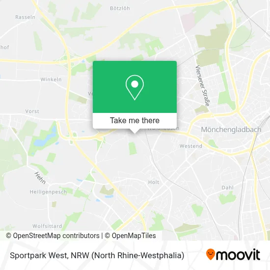 Sportpark West map