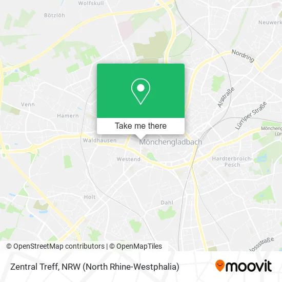 Карта Zentral Treff