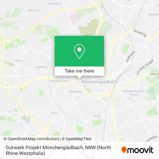 Gutwerk Projekt Mönchengladbach map