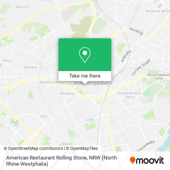 Карта American Restaurant Rolling Stone