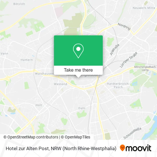 Карта Hotel zur Alten Post