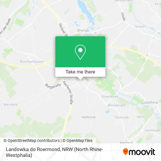 Карта Landowka do Roermond