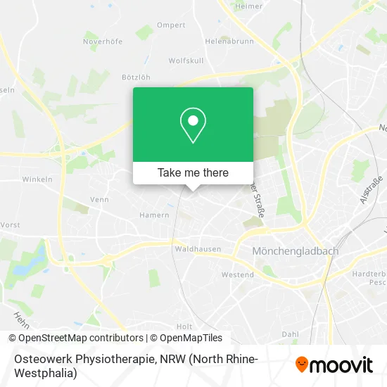 Карта Osteowerk Physiotherapie