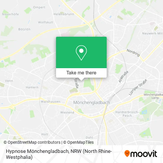 Карта Hypnose Mönchengladbach
