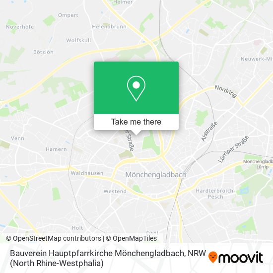 Bauverein Hauptpfarrkirche Mönchengladbach map