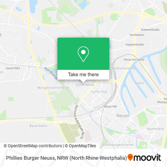 Phillies Burger Neuss map