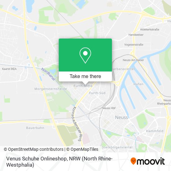 Venus Schuhe Onlineshop map