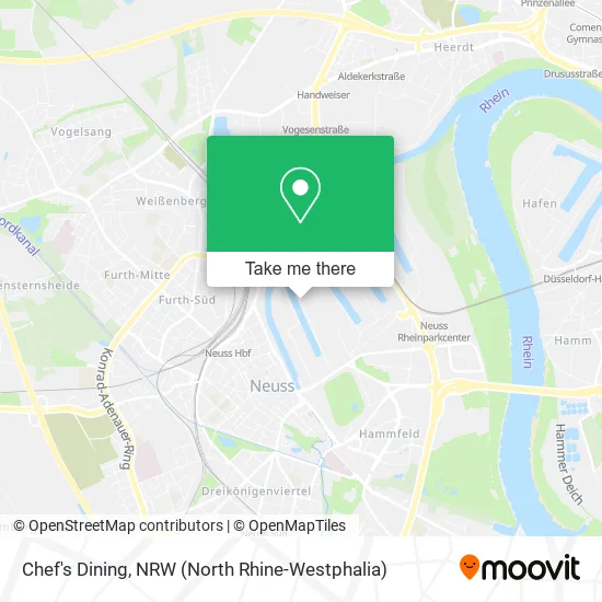 Карта Chef's Dining