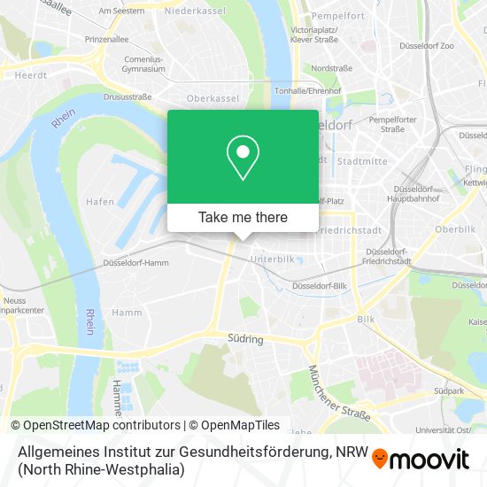 Allgemeines Institut zur Gesundheitsförderung map