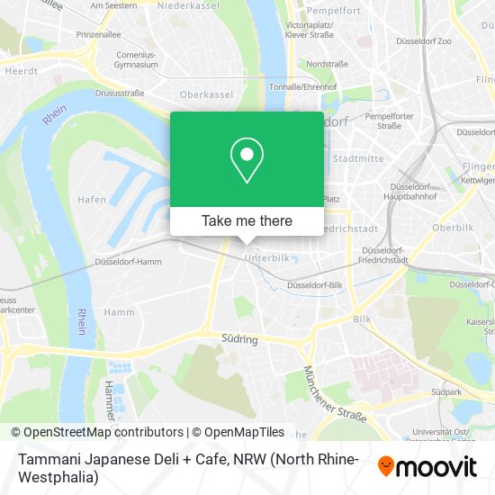Tammani Japanese Deli + Cafe map