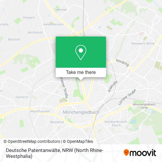 Deutsche Patentanwälte map