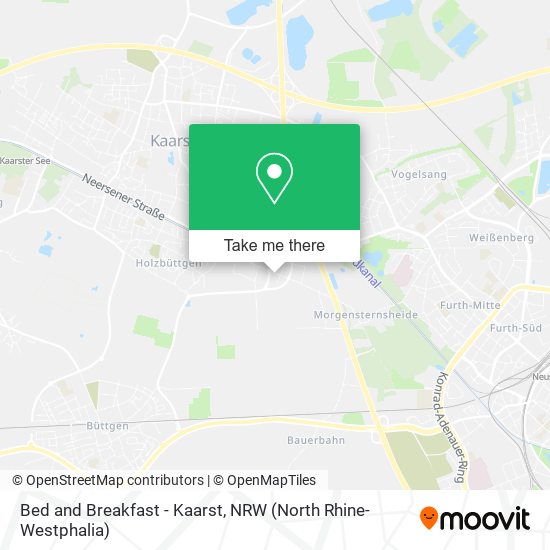 Bed and Breakfast - Kaarst map