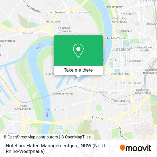 Hotel am Hafen Managementges. map