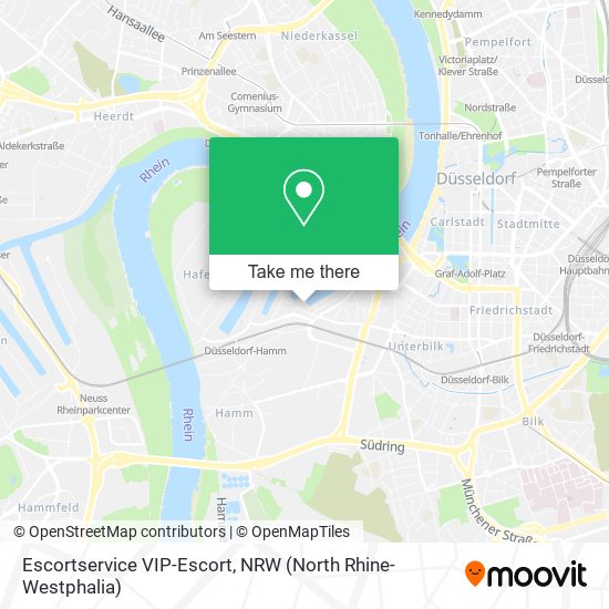 Escortservice VIP-Escort map