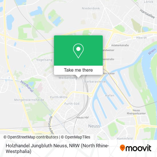 Holzhandel Jungbluth Neuss map