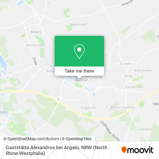 Карта Gaststätte Alexandros bei Angelo