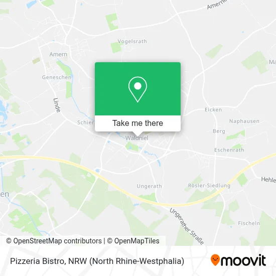Pizzeria Bistro map