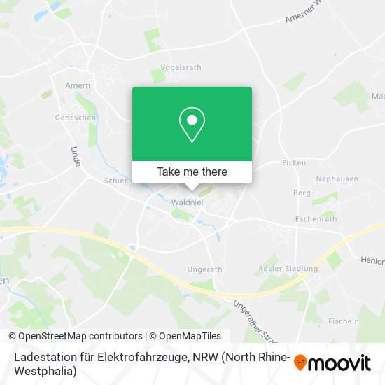 Ladestation für Elektrofahrzeuge map