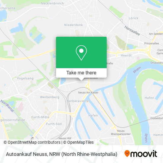 Карта Autoankauf Neuss