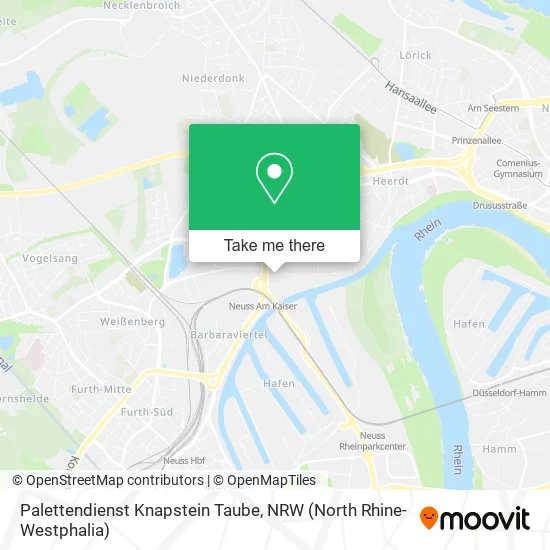 Карта Palettendienst Knapstein Taube