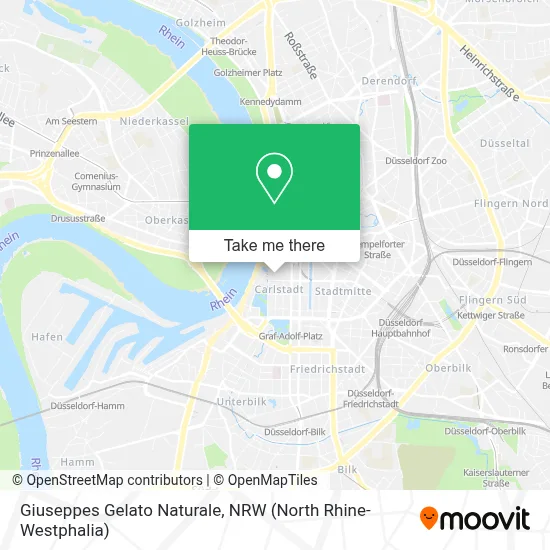 Giuseppes Gelato Naturale map