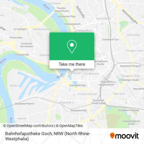 Bahnhofapotheke Goch map