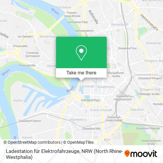Ladestation für Elektrofahrzeuge map