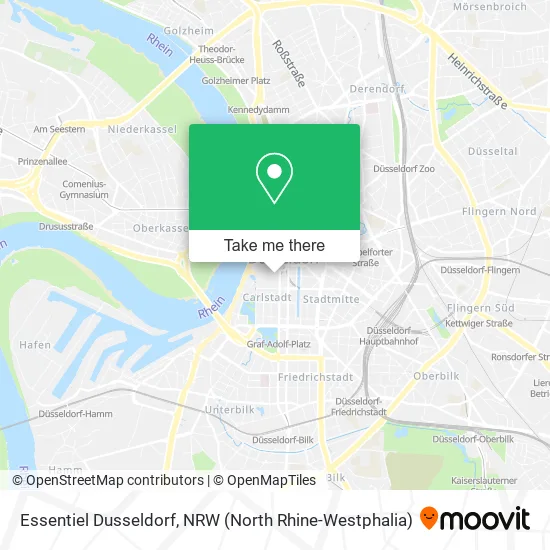Essentiel Dusseldorf map