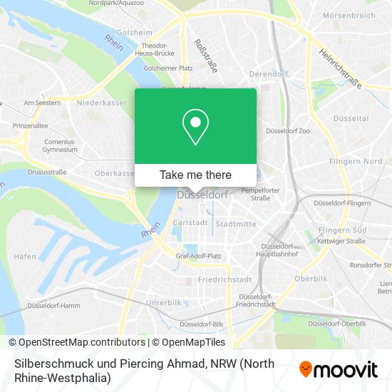Silberschmuck und Piercing Ahmad map