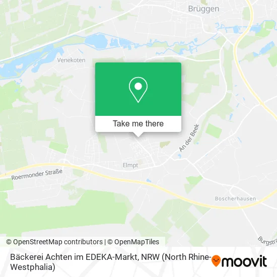Карта Bäckerei Achten im EDEKA-Markt
