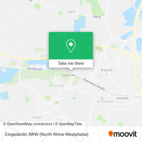 Карта Eingedeckt