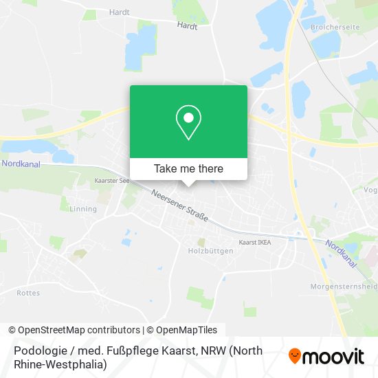 Podologie / med. Fußpflege Kaarst map