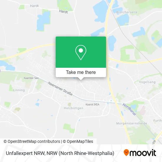 Карта Unfallexpert NRW