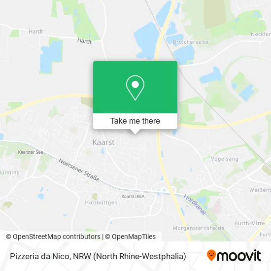 Pizzeria da Nico map