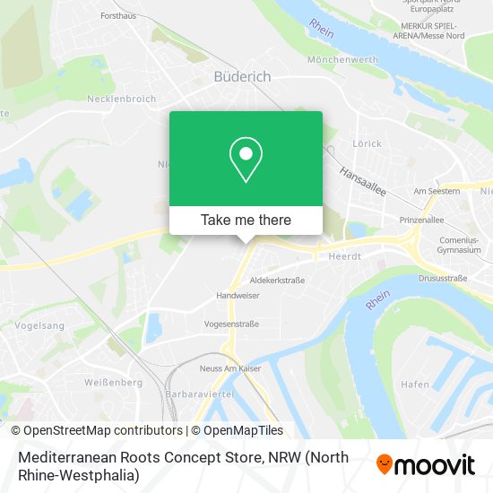 Mediterranean Roots Concept Store map