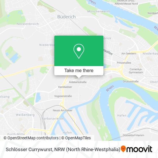 Schlösser Currywurst map