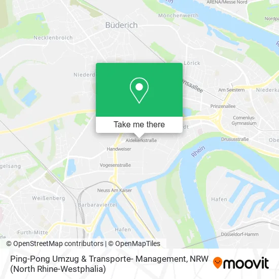 Карта Ping-Pong Umzug & Transporte- Management