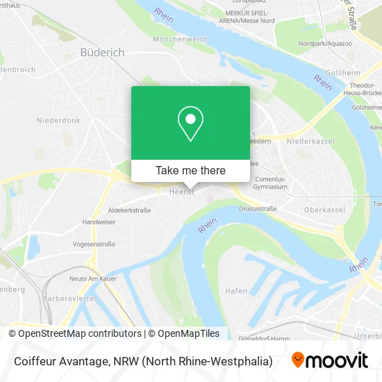 Coiffeur Avantage map