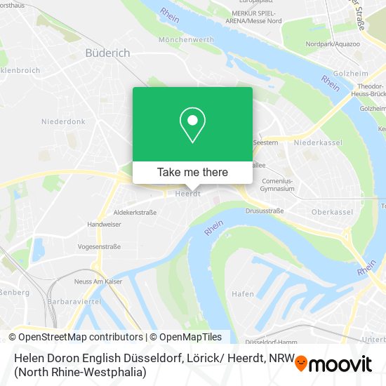 Helen Doron English Düsseldorf, Lörick/ Heerdt map