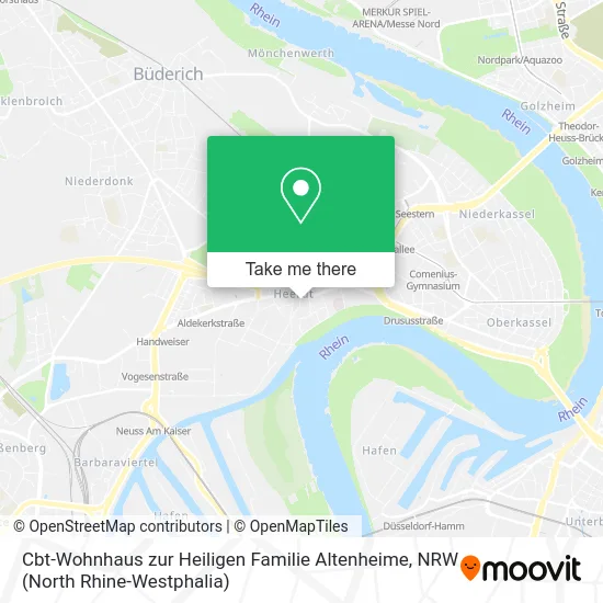 Карта Cbt-Wohnhaus zur Heiligen Familie Altenheime