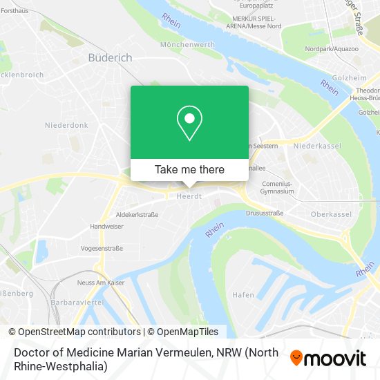 Doctor of Medicine Marian Vermeulen map