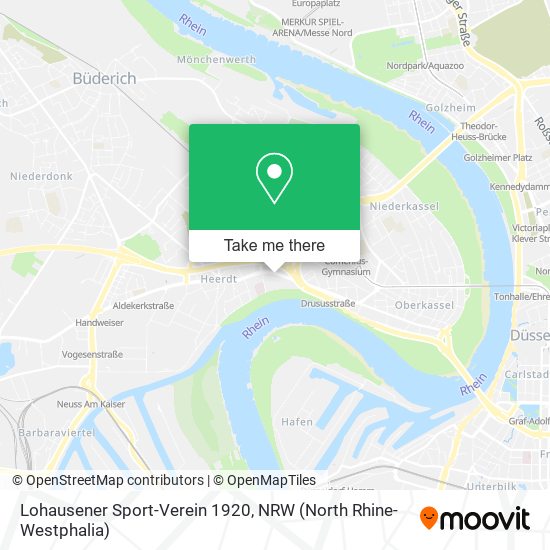 Lohausener Sport-Verein 1920 map
