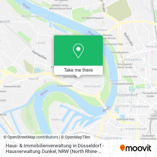 Haus- & Immobilienverwaltung in Düsseldorf - Hausverwaltung Dunkel map