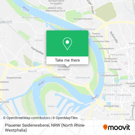 Карта Plauener Seidenweberei