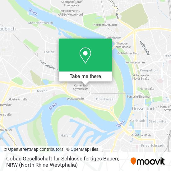 Cobau Gesellschaft für Schlüsselfertiges Bauen map