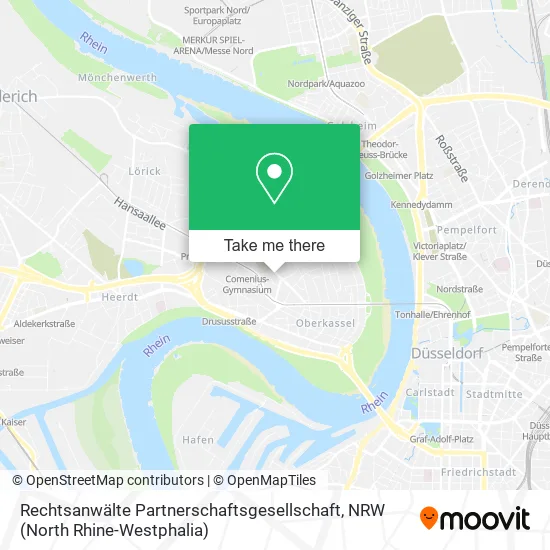 Карта Rechtsanwälte Partnerschaftsgesellschaft