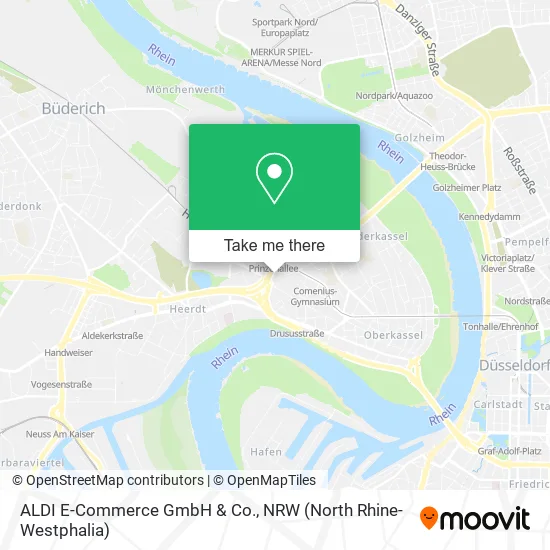 ALDI E-Commerce GmbH & Co. map