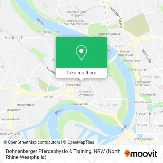 Bohnenberger Pferdephysio & Training map