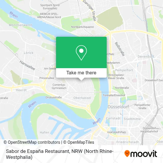Sabor de España Restaurant map