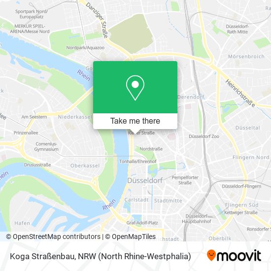 Koga Straßenbau map